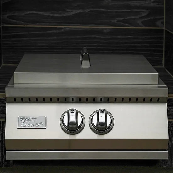 KOKOMO PROFESSIONAL BUILT-IN POWER BURNER WITH LED LIGHTS AND REMOVABLE GRATE FOR WORK