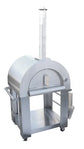 KOKOMO 32" WOOD FIRED STAINLES STEEL PIZZA OVEN & STAND
